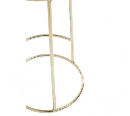 Black Velvet Tall Bar Stool
