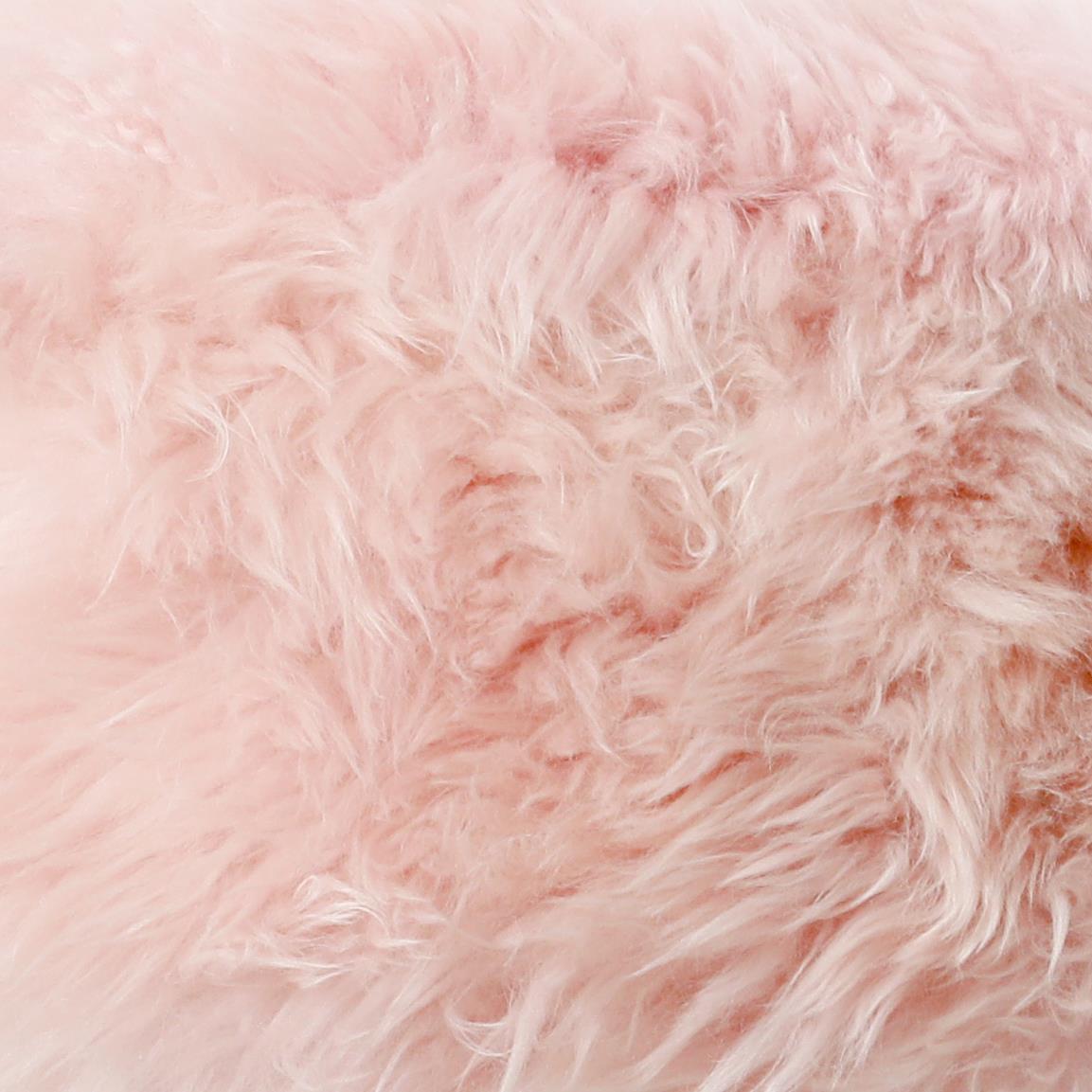 Luxury XXL Soft Thick Pile Sheepskin Beanbag - Pink